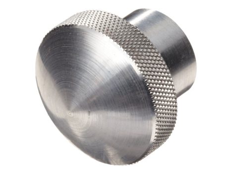 The typical diamond knurl finish
